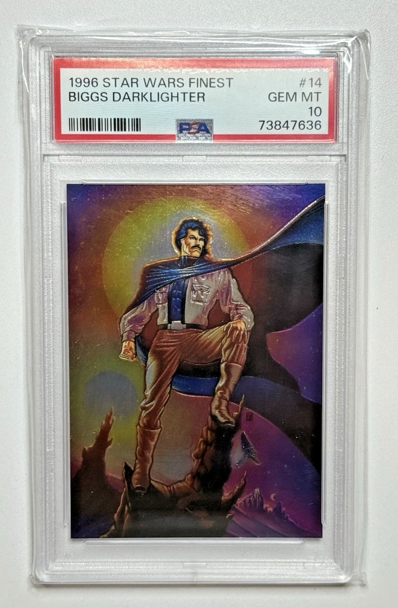 1996 Star Wars Finest - BIGGS DARKLIGHTER #14 - PSA 10 - VERY LOW POP!