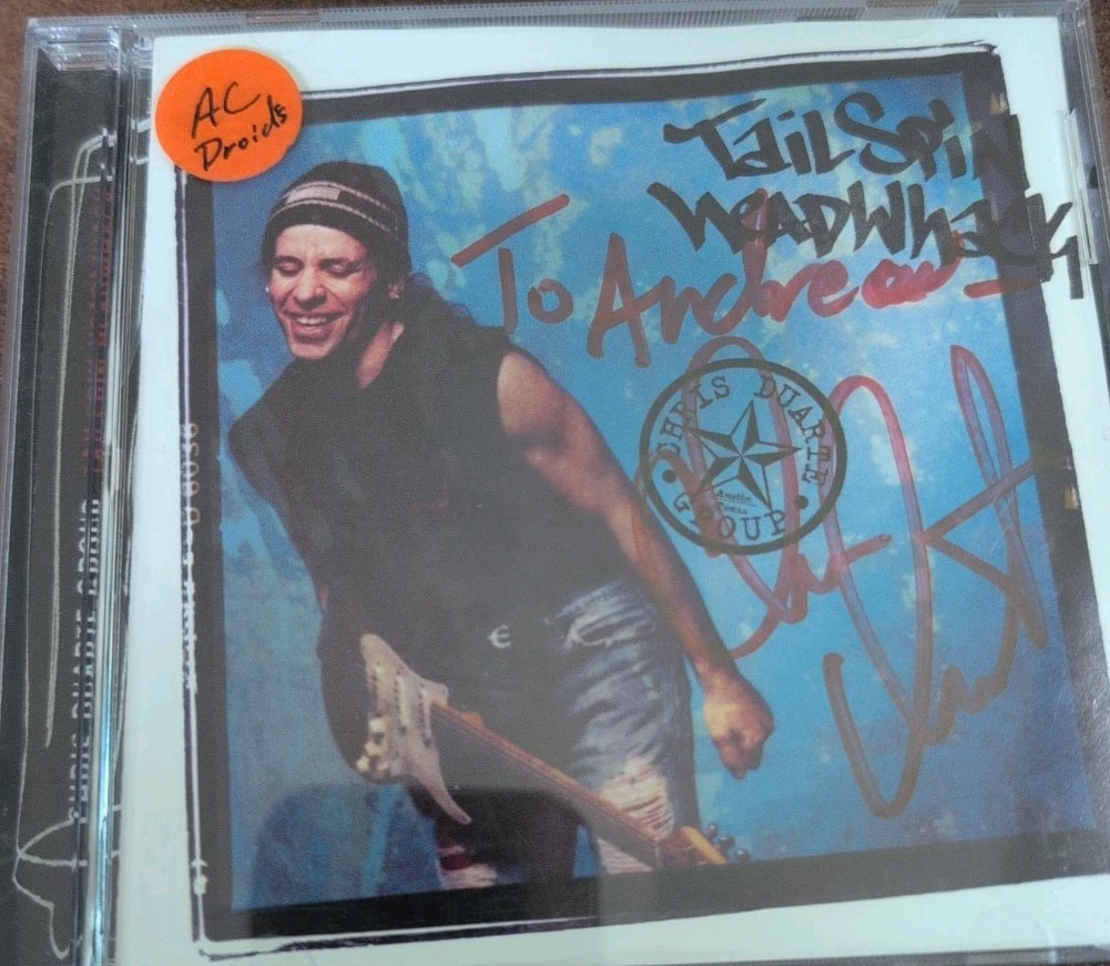 Chris Duarte Group - Tailspin Headwhack (CD, 1997, Silvertone Records) Signed 