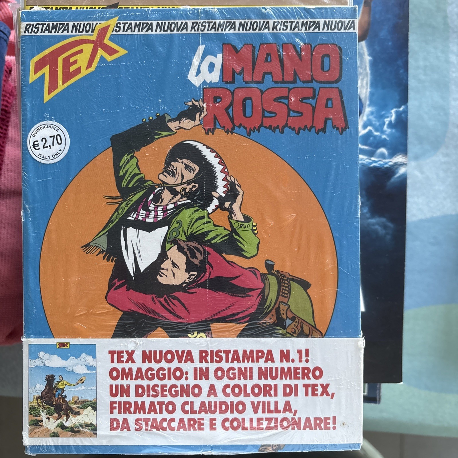 Tex Nuova Ristampa n 1 Blisterato Originale Nuovo di Zecca -