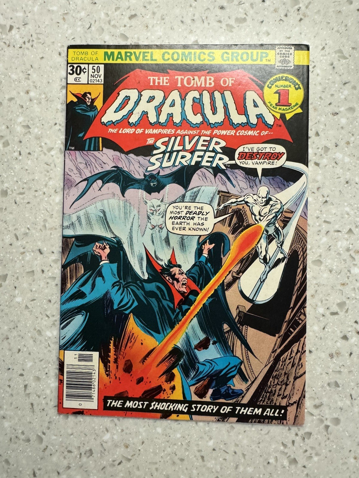 TOMBA DI DRACULA #50 SILVER SURFER LIBRO SOLIDO VF - OTTIMO PREZZO