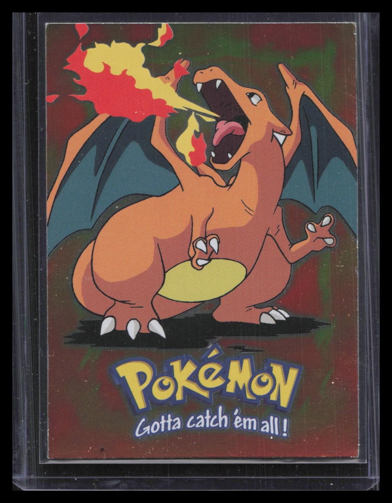 #06 Charizard - Stage 1999 Topps Pokemon il primo film #E6 Foil