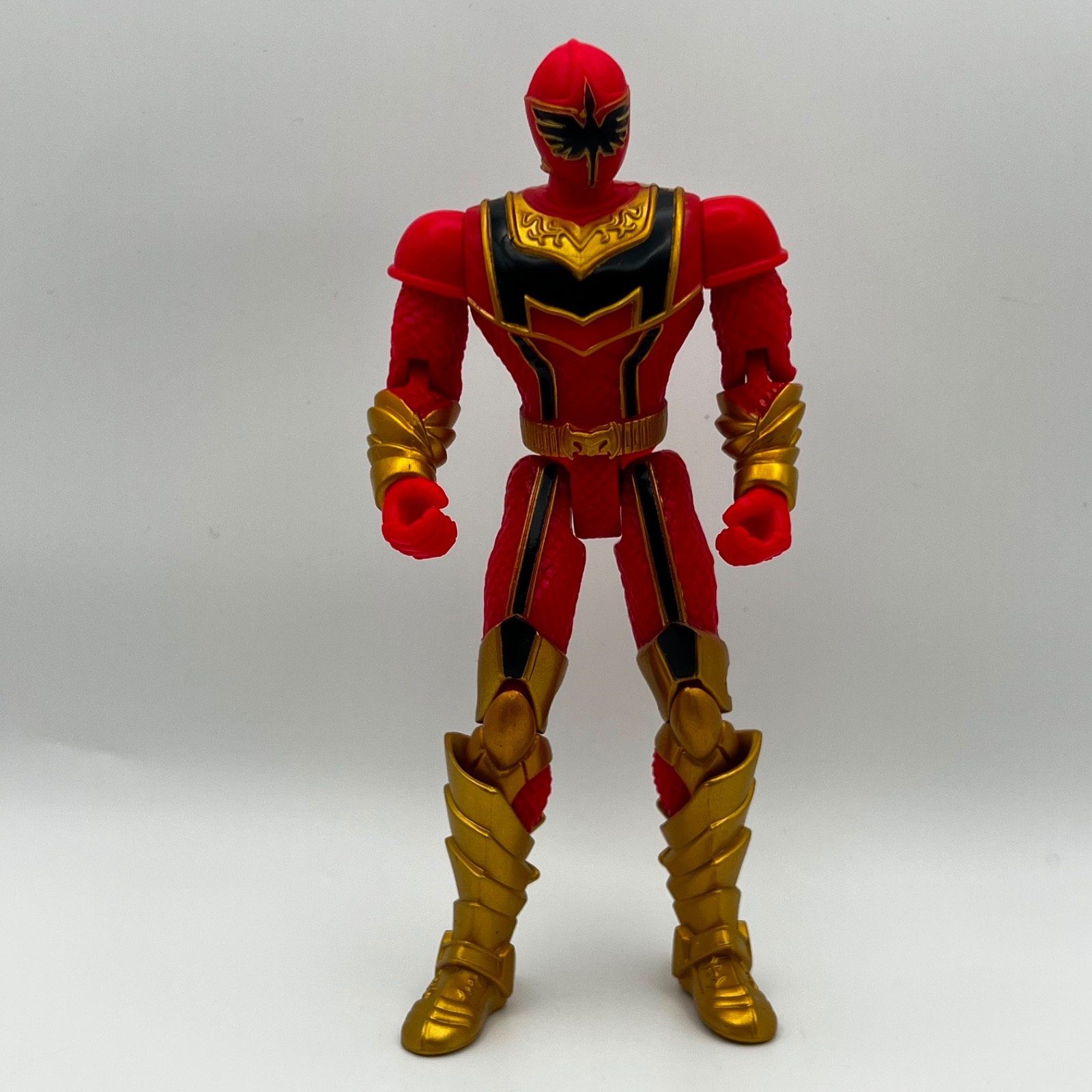 Power Rangers Mystic Force Red Ranger Legend Warrior Bandai 2005 giocattolo 5,5” B8