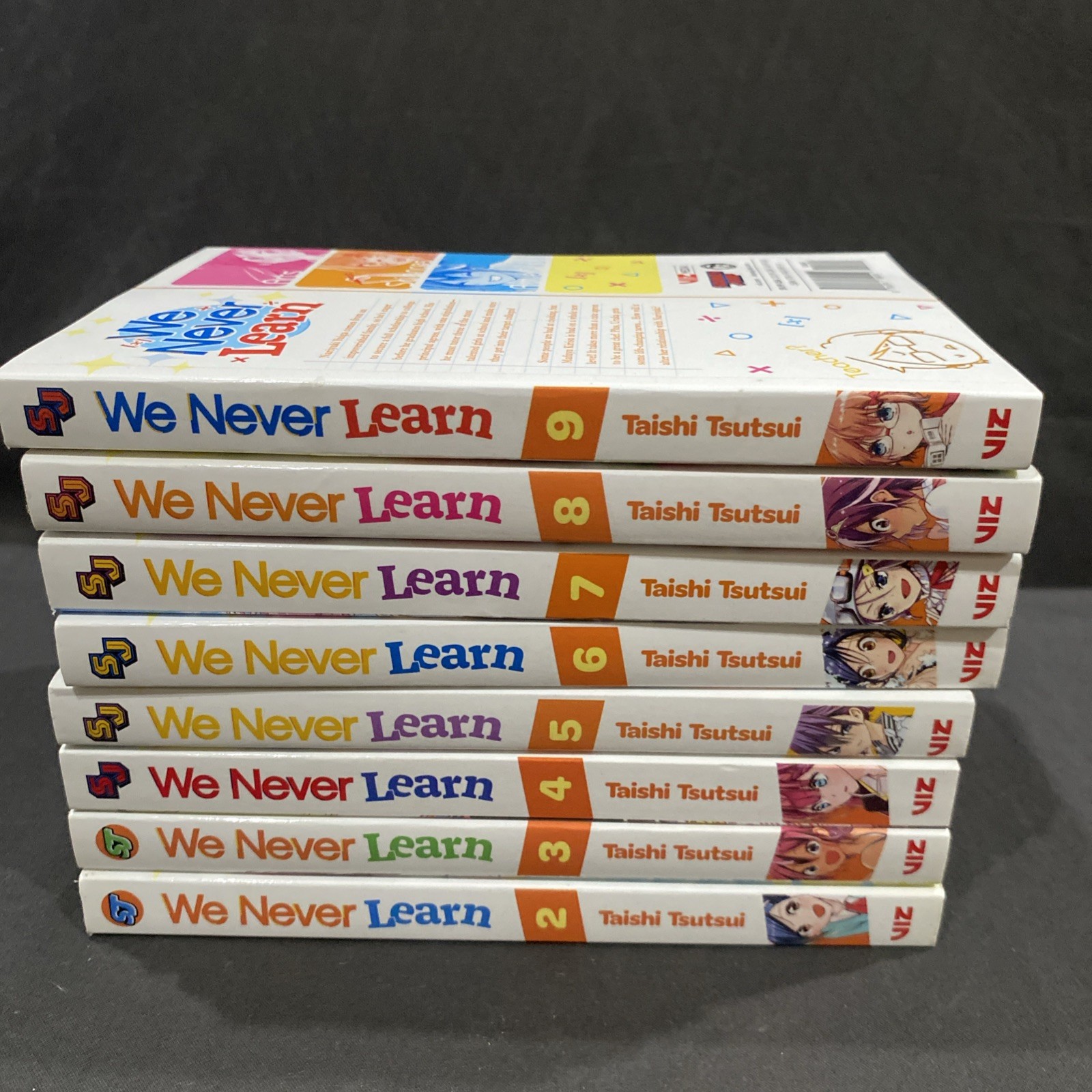 We Never Learn Manga Vol 2-9 - Set lotto PB inglese - spedizione veloce.