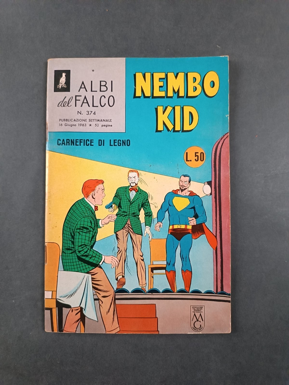 Albi del Falco Nembo Kid n.374 Carnefice di Legno Mondadori 1963