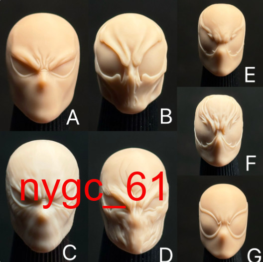 1:6 1:12 1:18 Peter Parker Venom Head Sculpt For 12" 6" 3.75"Male Figure Body