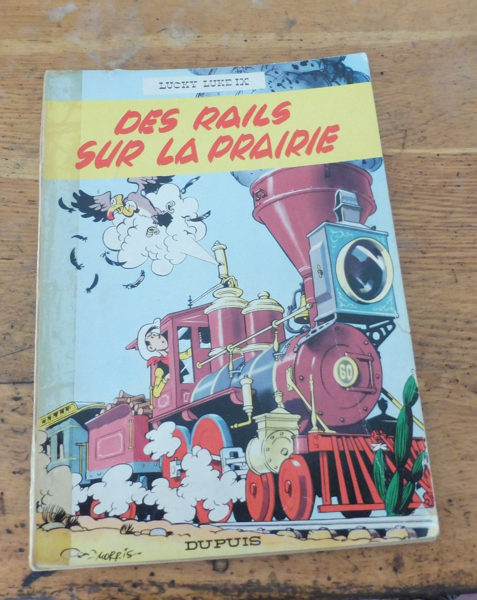 bd souple complette lucky luke 1967 des rails dans la prairie
