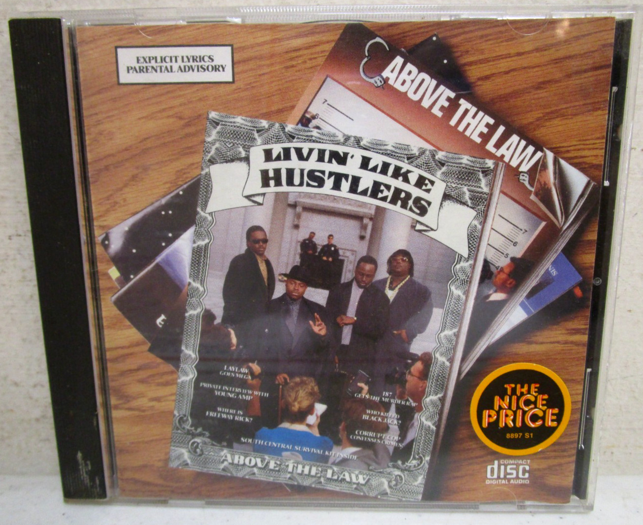1990 ABOVE THE LAW - LIVIN LIKE HUSTLERS CD