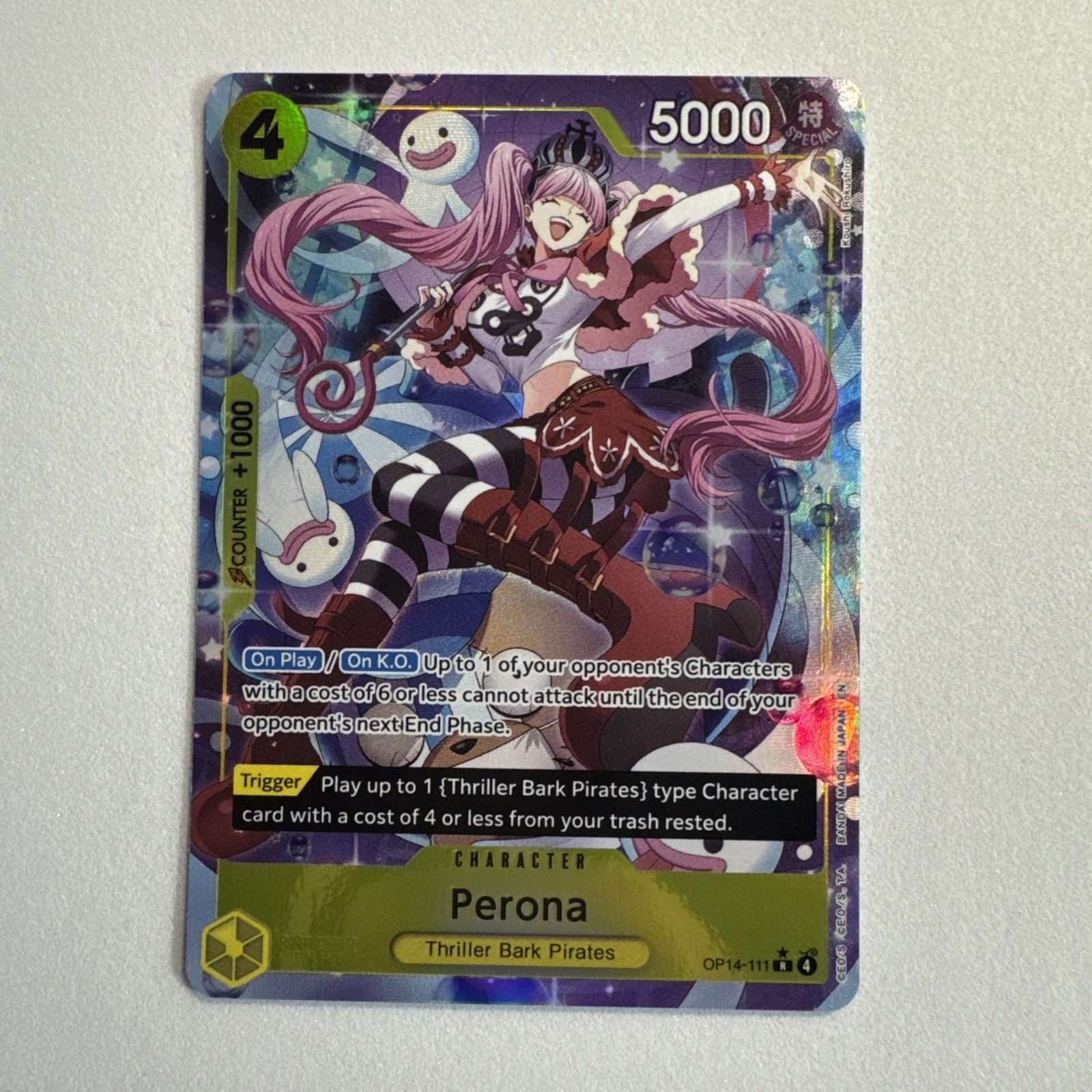 PERONA (ALT ART) OP14-111 CARTA PEZZO UNICO - I SETTE DEL MARE AZZURRO 2026