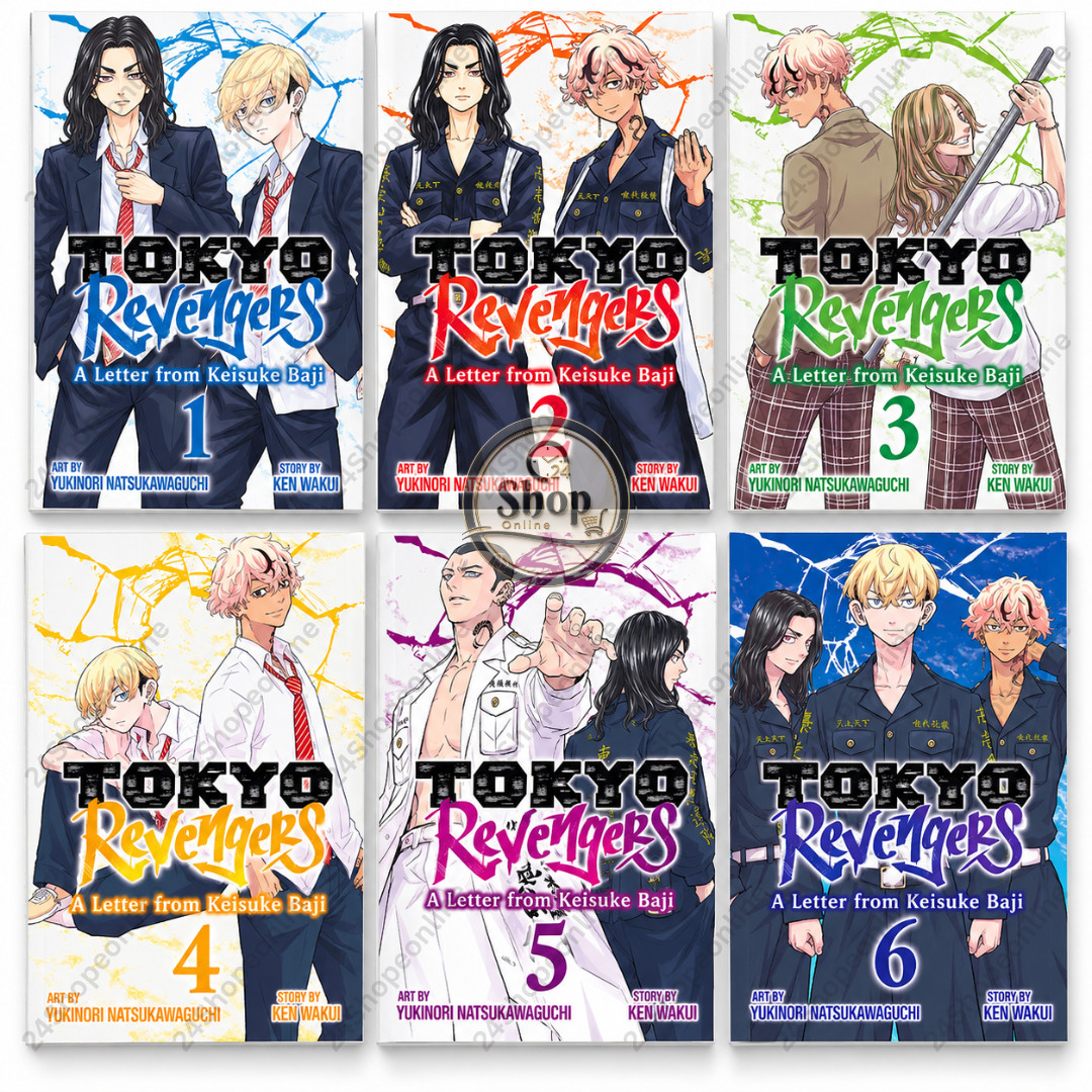 Tokyo Revengers Una lettera da Keisuke Baji manga inglese set completo vol 1-6