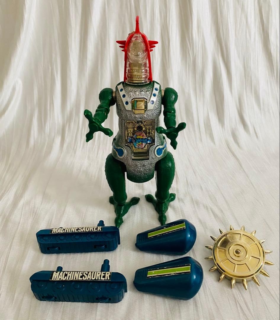 Vintage Takara Magneborg Machine Saurer Red Head Popy Chogokin