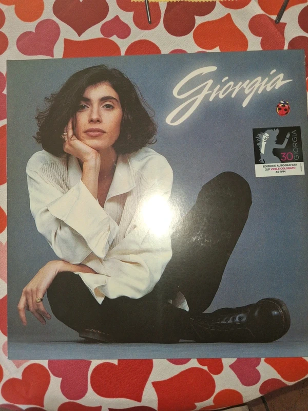 Giorgia 30 2LP 12" 45 giri vinile colorato ed. limitata numerata autografato 21/500