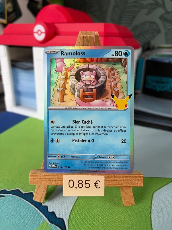 Carte Pokémon ramoloss holo - 016/128