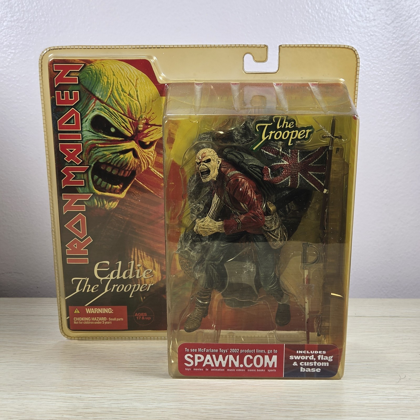 Modellino IRON MAIDEN Eddie The Trooper 6" 2002 Mcfarlane Toys nuovo