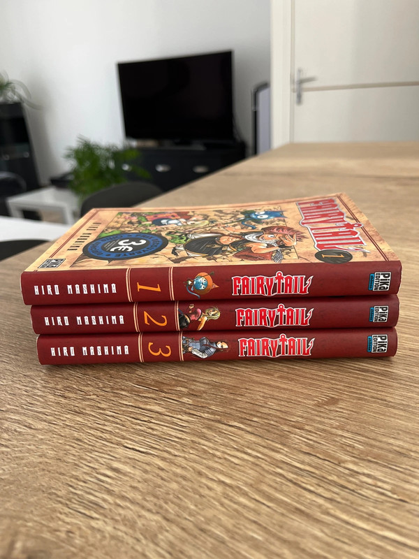 Lots de 3 mangas Fairy Tail