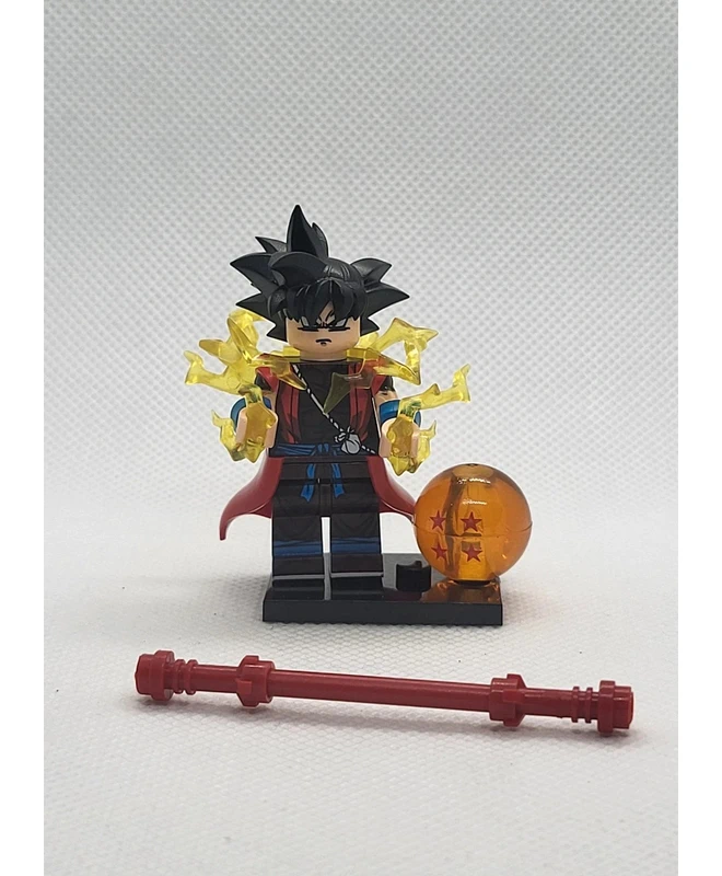 Personnage type Lego - Xeno Goku (Lego-style Character - dragon Ball Heroes - Xeno Goku)
