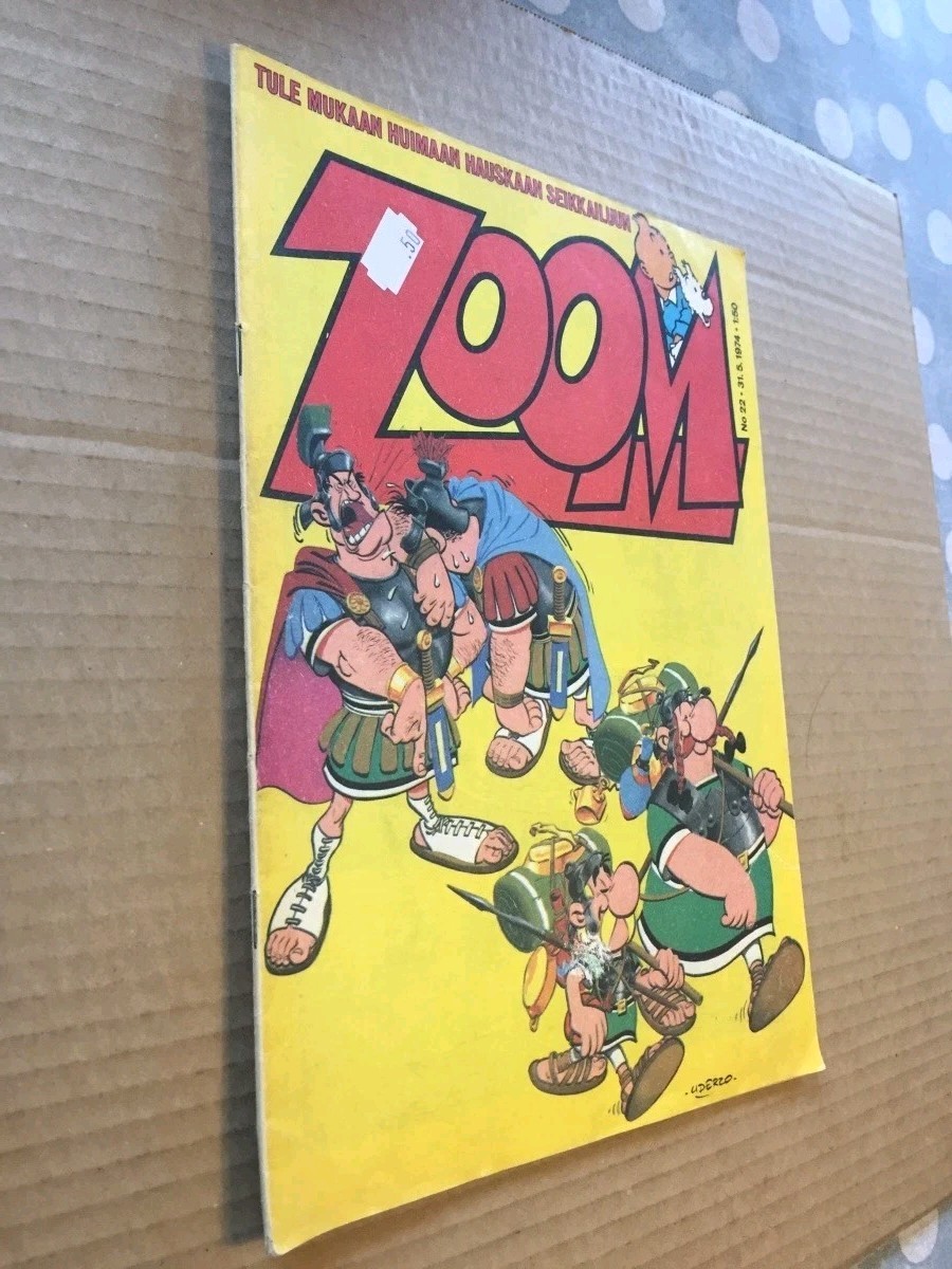 Zoom 1974 rivista fumetti Asterix finlandese Finlandia fumetto 