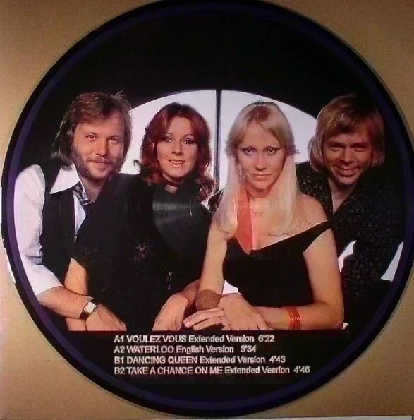ABBA – Extended Versions Picture Disc Maxi New Mint Novo