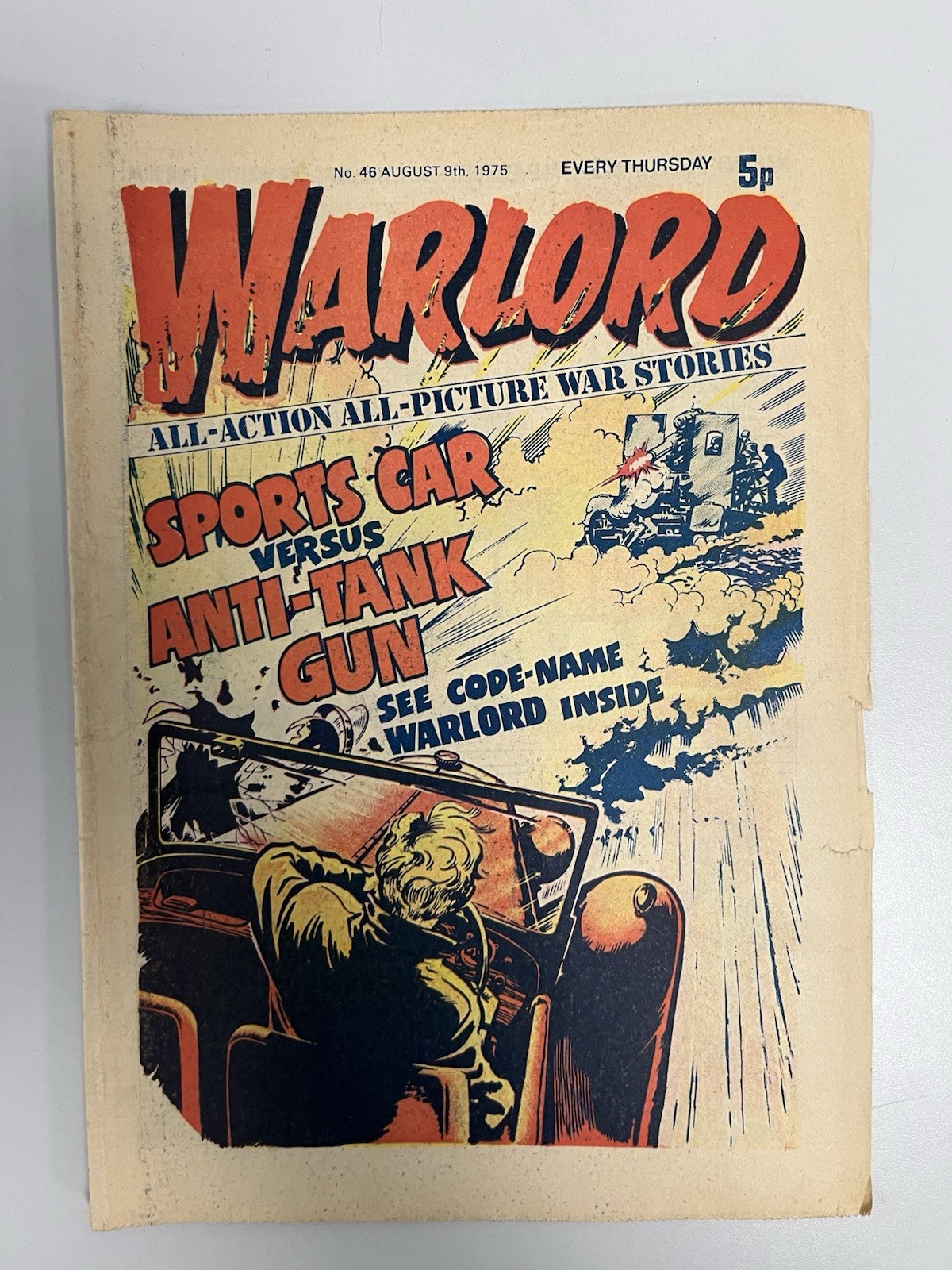 Warlord Comic No# 46 August 9th 1975 FN/VF