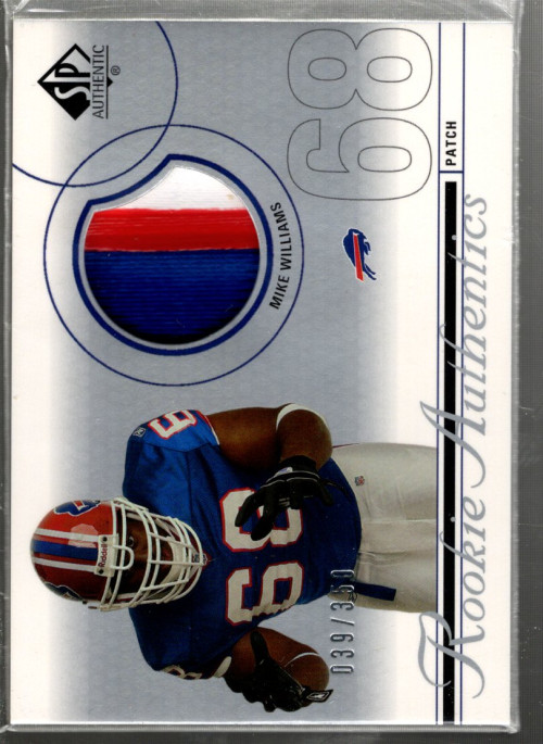 A4181- 2002 SP Authentic #227 Mike Williams Jsy RC Maglia / 350 (Campione Foto)
