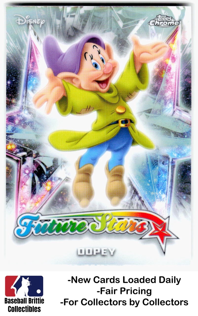 2026 Topps Chrome Disney FS-5 Dopey Future Stars Biancaneve e i sette nani