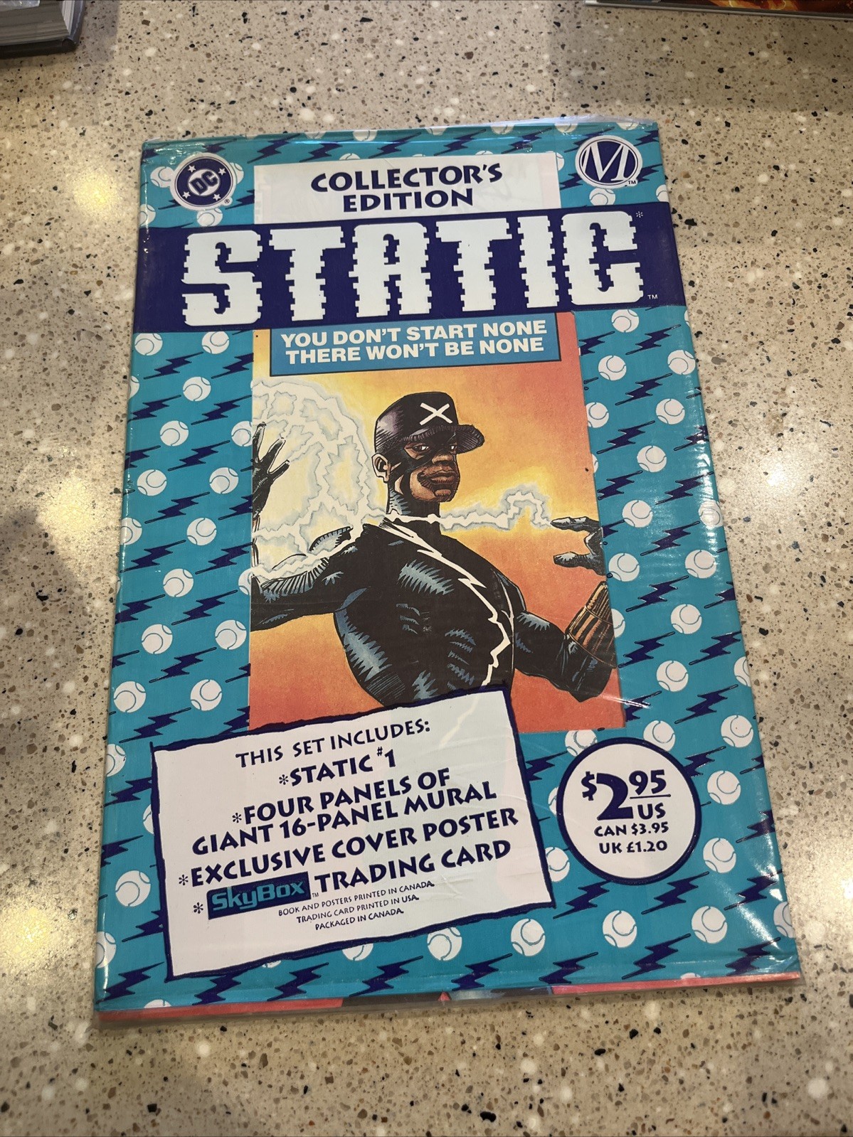 Static #1 1993 DC Comics Milestone Sealed Collector's Edition 1st Static Shock