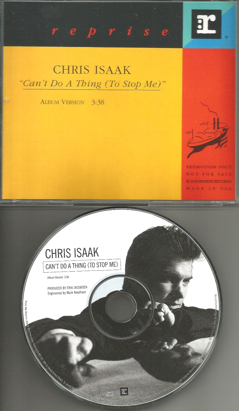 CHRIS ISAAK Can’t Do a thing PICTURE DISC PROMO DJ CD Single 1993 USA MINT