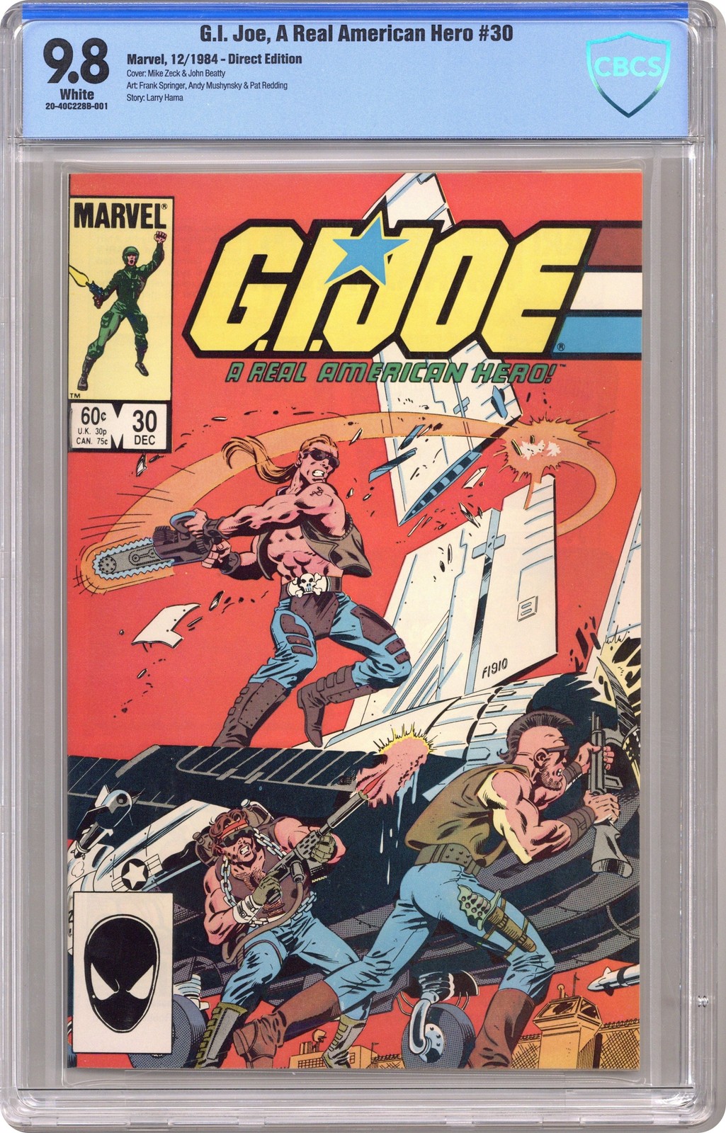 GI Joe Un vero eroe americano #30 CBCS 9.8 1984 20-40C228B-001