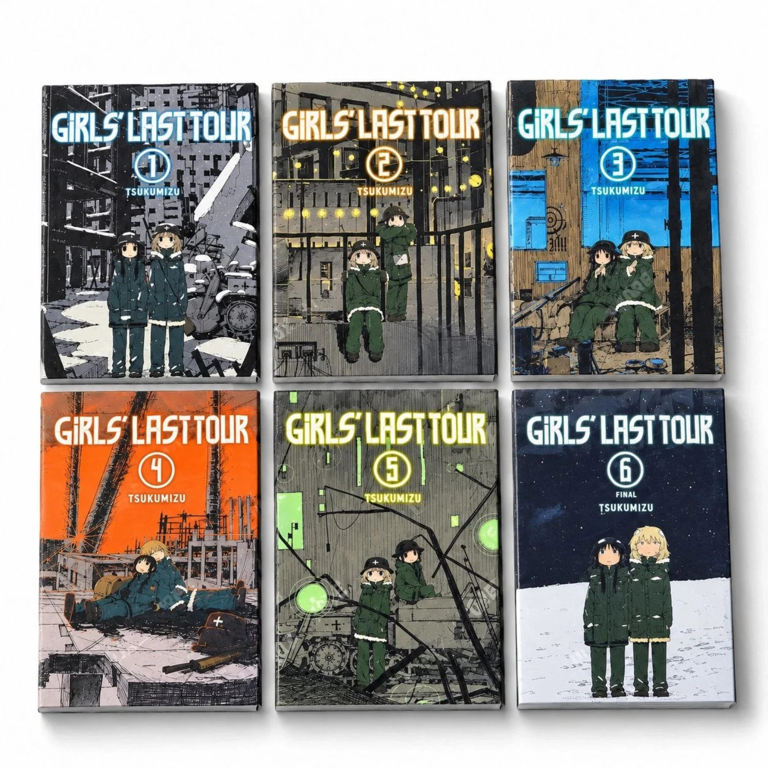 Girls Last Tour Volume 1-6 FINE Set Completo Serie Manga Versione Inglese Nuovo Sigillato