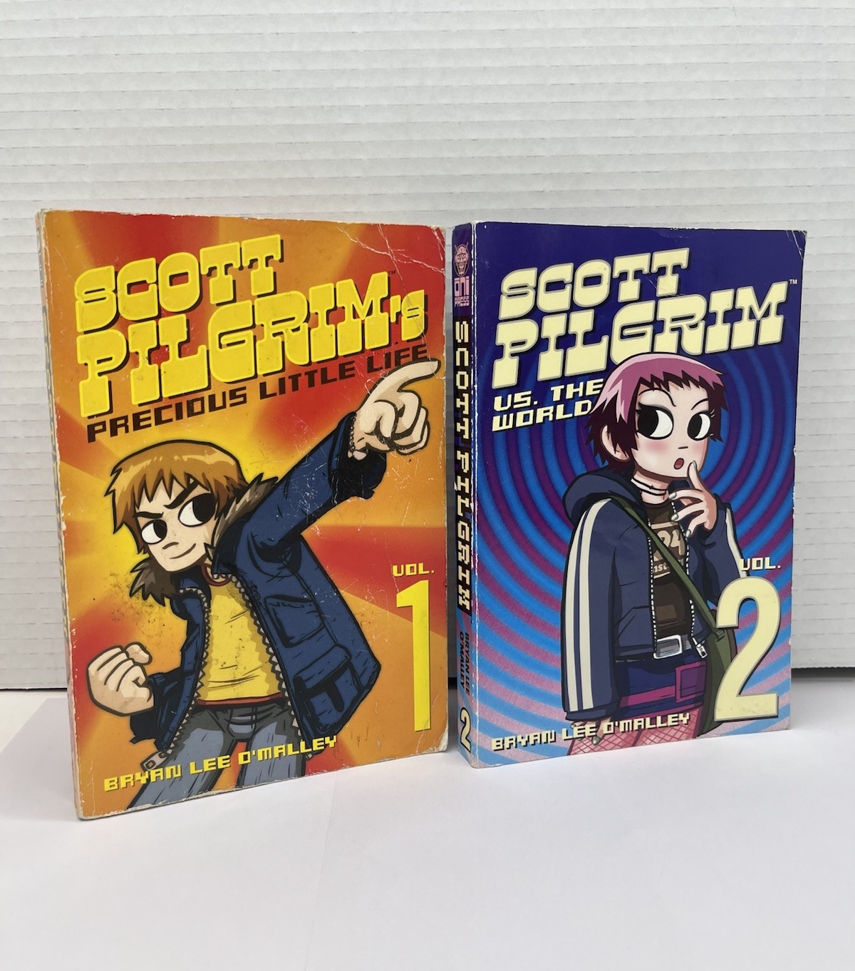 Scott Pilgrim Volumi 1 e 2 Oni Press Manga Graphic Novel Lotto Copertina Morbida Inglese