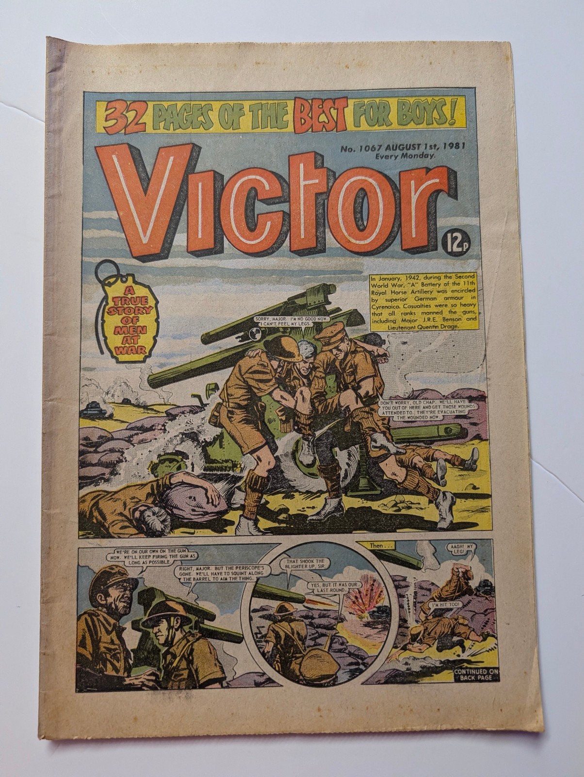The Victor Comic, No 1067,  August 1st 1981.