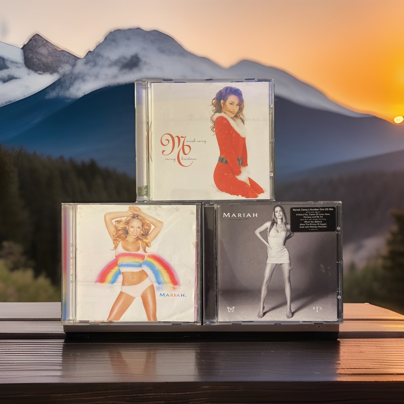 Mariah Carey 3 CD Bundle : #1's, Rainbow, Merry Christmas