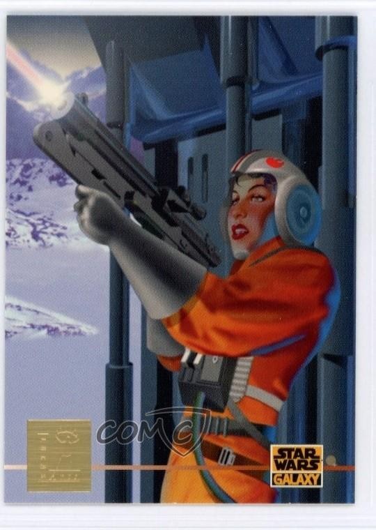 1995 Topps Star Wars Galaxy Series 3 LucasArts Foil LucasArts #L12 1vt6