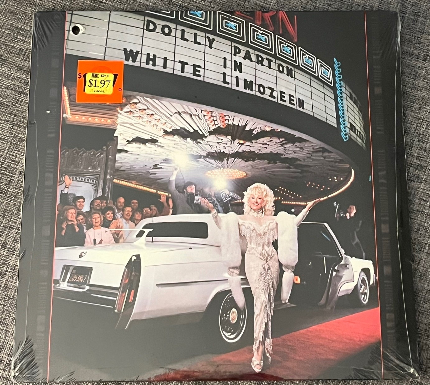 Dolly Parton - White Limozeen SEALED Orig LP, Columbia Records, 1989