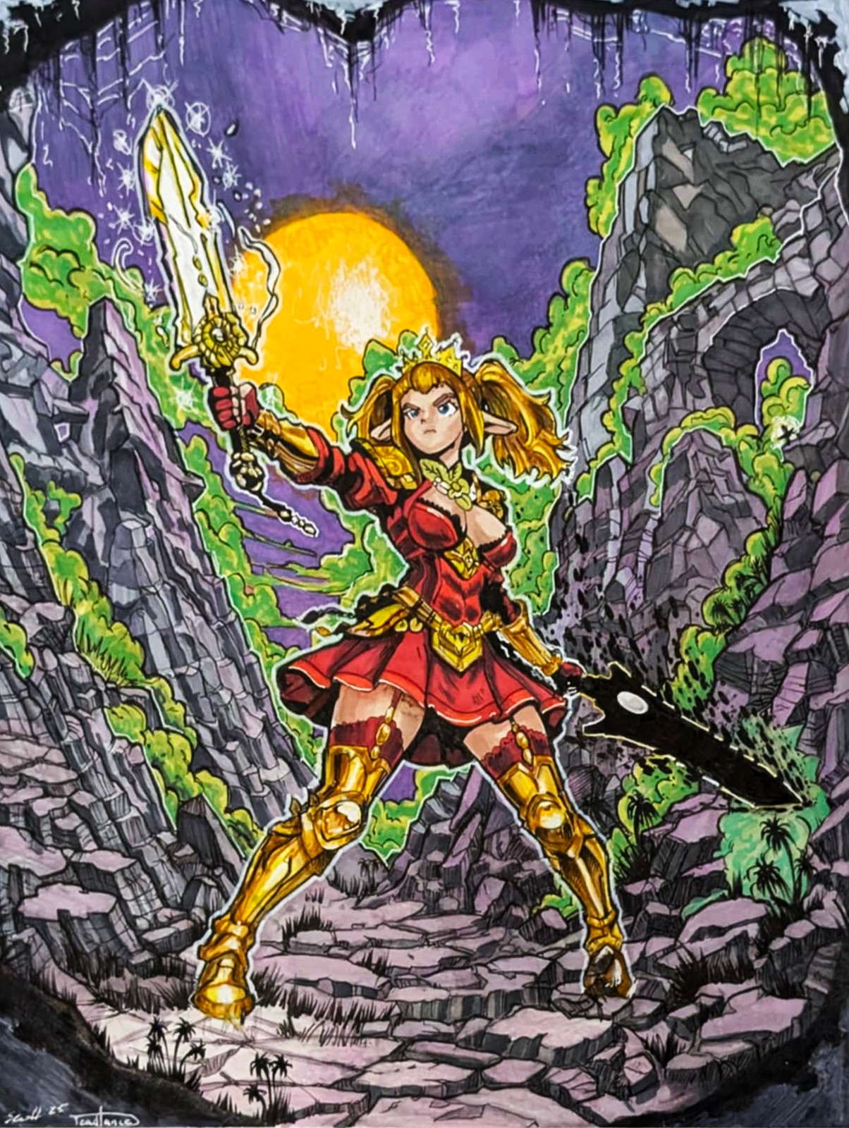 ACEO PRINT Mabel Light and Shadow Art Gettone Trading Card Deadlance