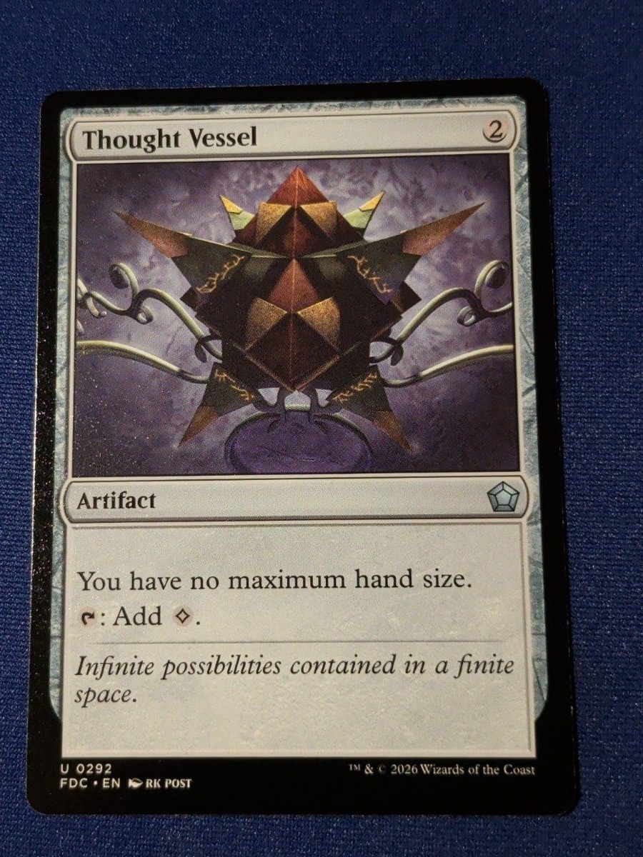 Thought Vessel Foundations Commander #292 quasi nuovo MTG