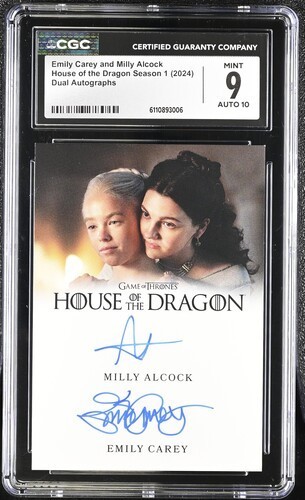 2024 Rittenhouse House Of The Dragon Stagione 1 Auto Milly Alcock Emily Carey