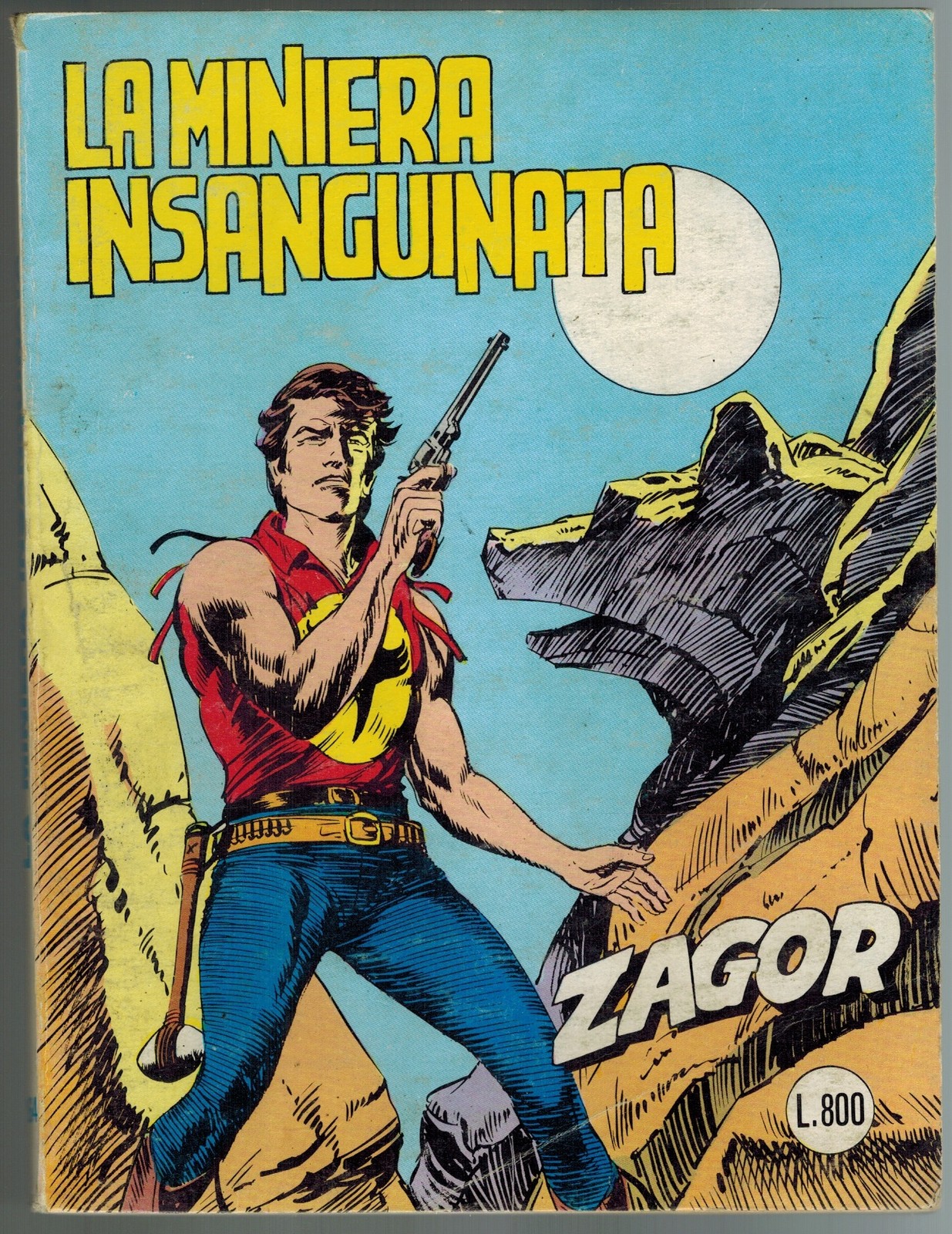 Zagor 264 La Miniera Insanguinata Bonelli Zenith Gigante 1983 Ferri