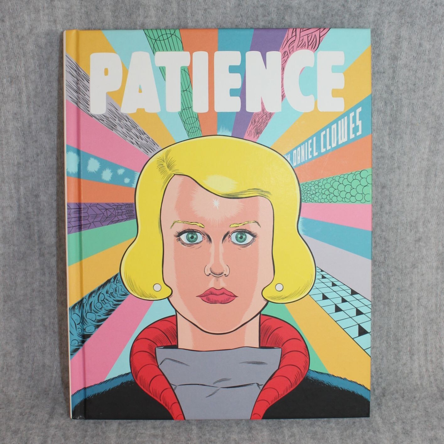 Libro PAZIENZA copertina rigida Daniel Clowes graphic novel anni 2010 inglese 2016