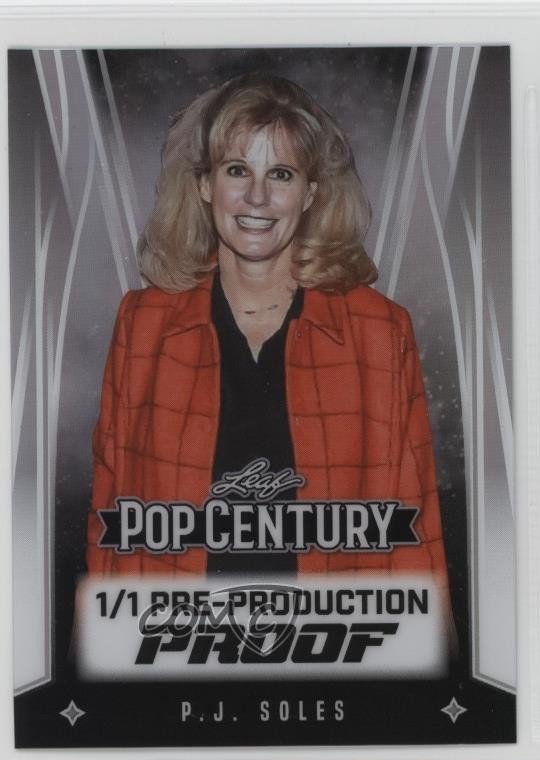 2025 Leaf Metal Pop Century Pre-Production Proof Unsigned 1/1 PJ Soles 16e6