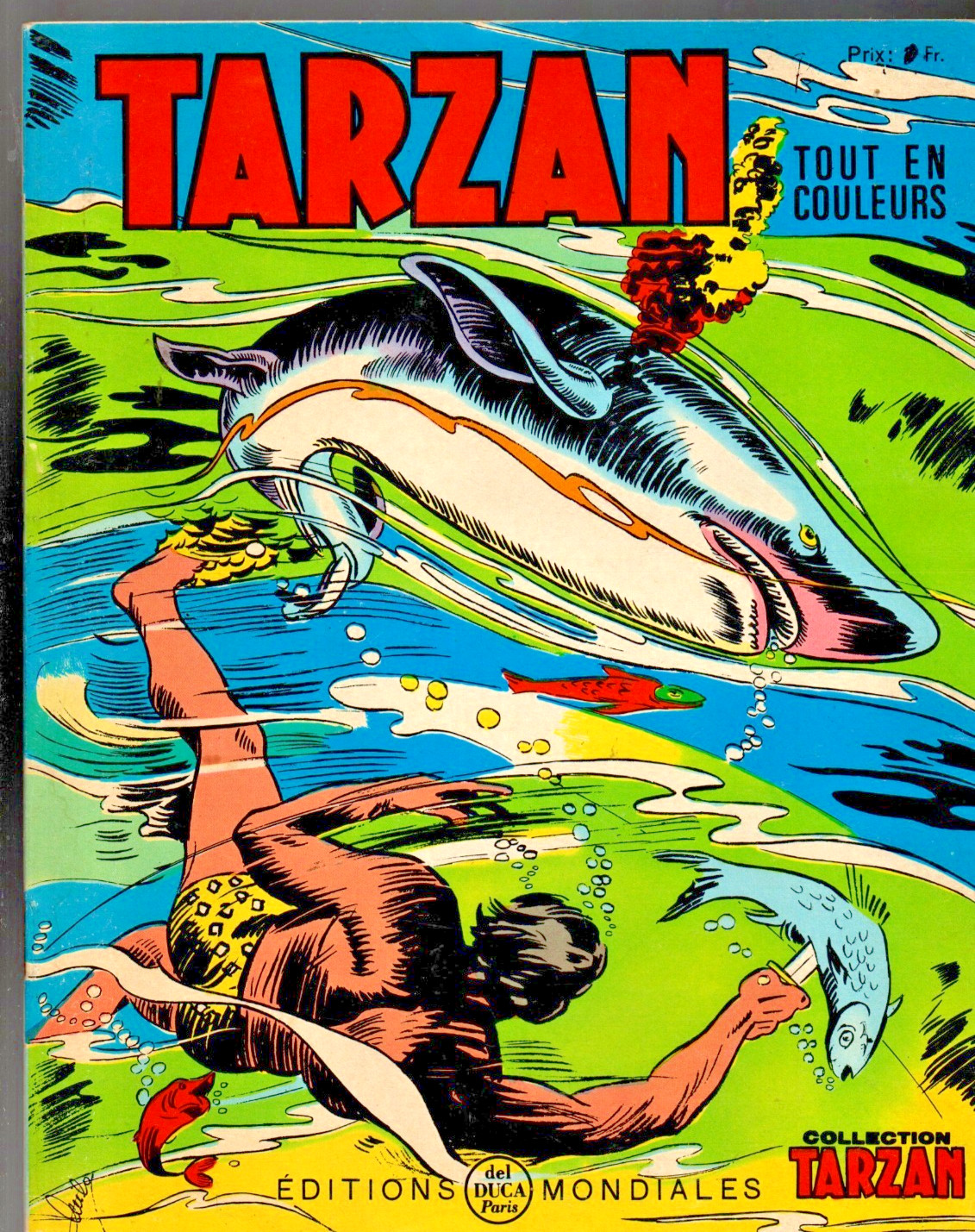 TARZAN Tout en couleurs n°22. Editions Mondiales  1966. Etat neuf