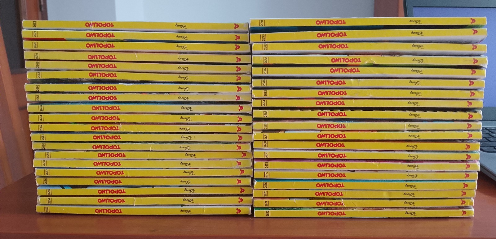 RACCOLTA TOPOLINO DAL NR. 2653 AL NR. 2691 OTTIMO STATO