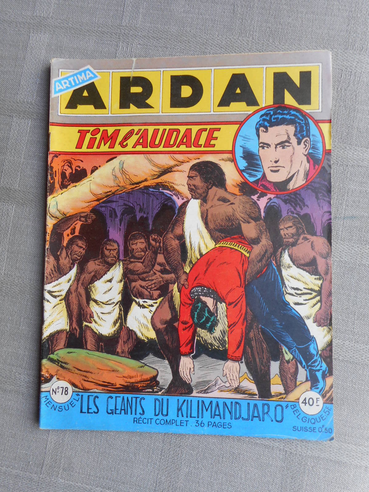 Artima Ardan Tim L'Audace 1ª Serie N° 78 1958 In Buone Condizioni