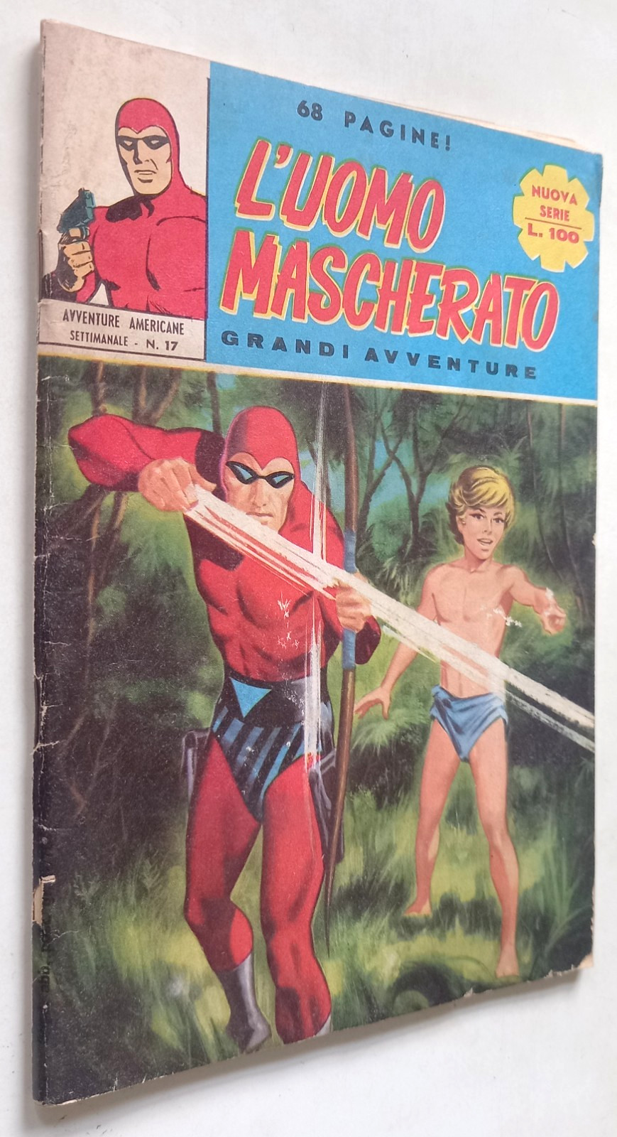 L'UOMO MASCHERATO-Avventure Americane nuova serie N. 17- 12/10/1971 -Fr. Spada
