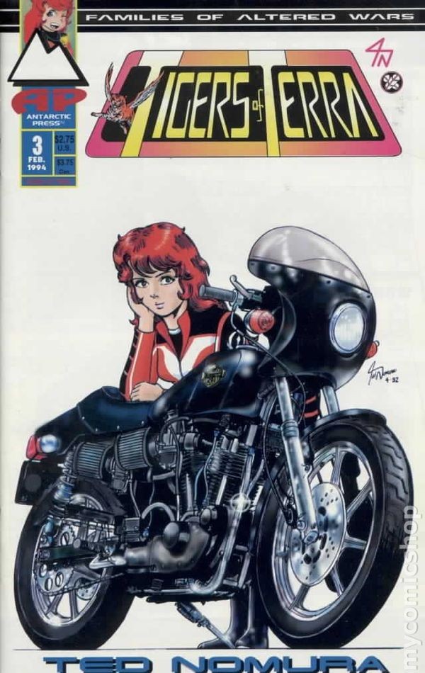 Tigri di Terra #3 VG+ 4.5 1994 Immagine Stock Basso Grado