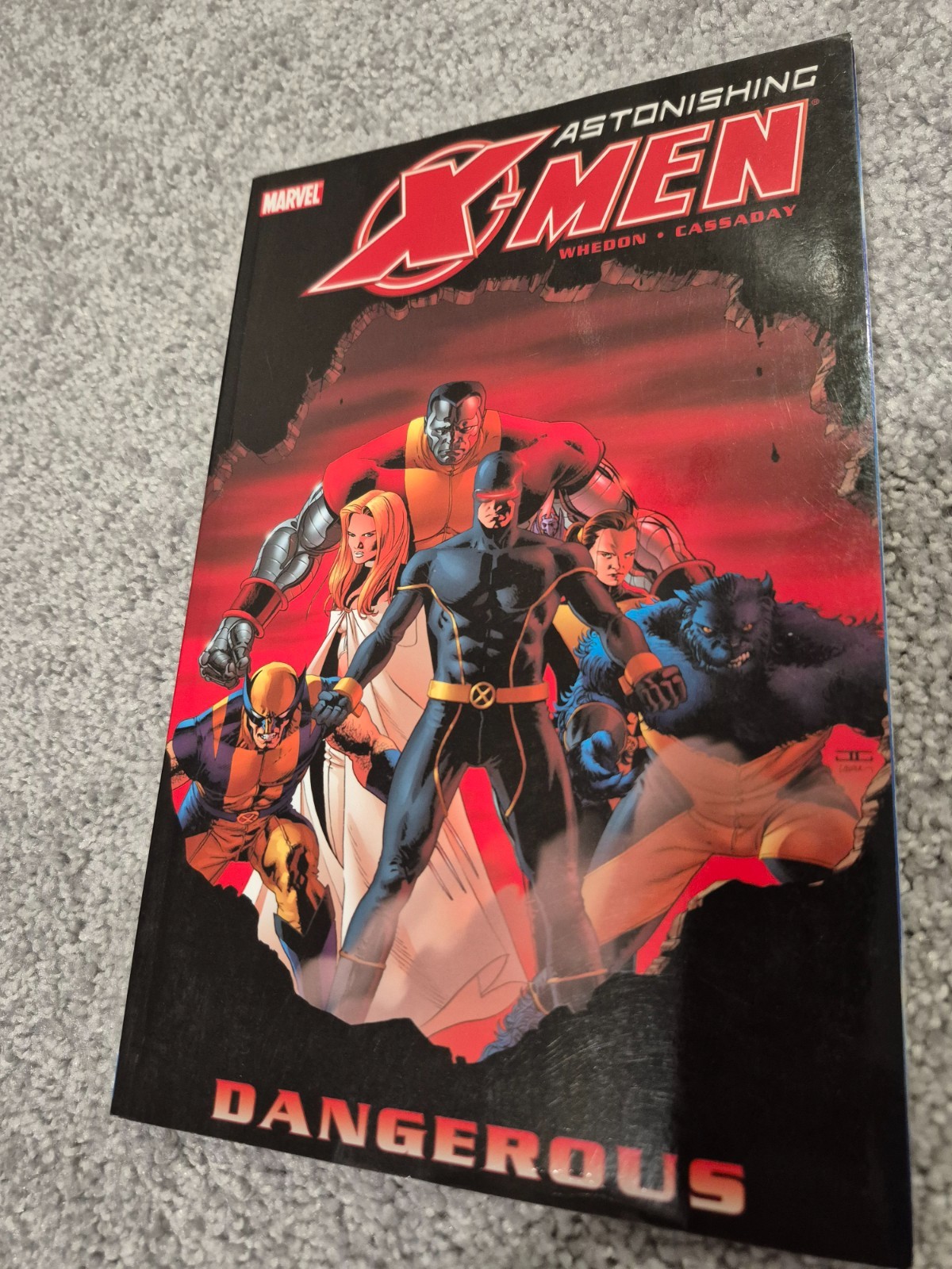 Lotto graphic novel Marvel e DC - 7 TPB - sorprendenti X-Men, Avengers Geoff Johns