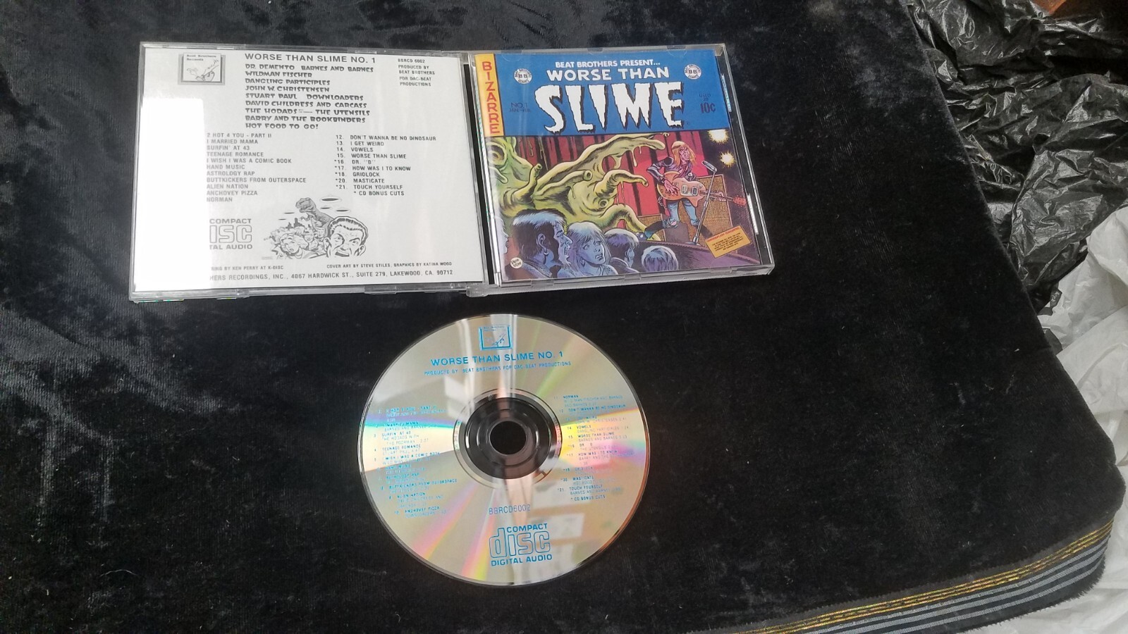 Beat Brothers Present Worse Than Slime CD Dr. Demento Barnes and Barnes