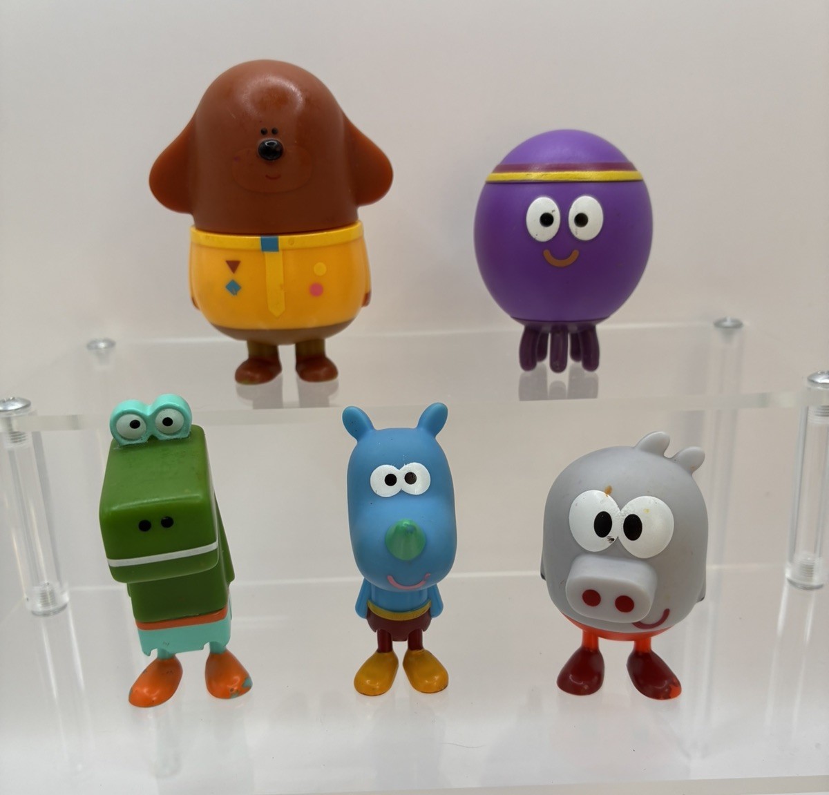 Hey Duggee 2-3” Figures x 5 Betty, Tag, Happy, Roly & Duggee  2014 Jazwares