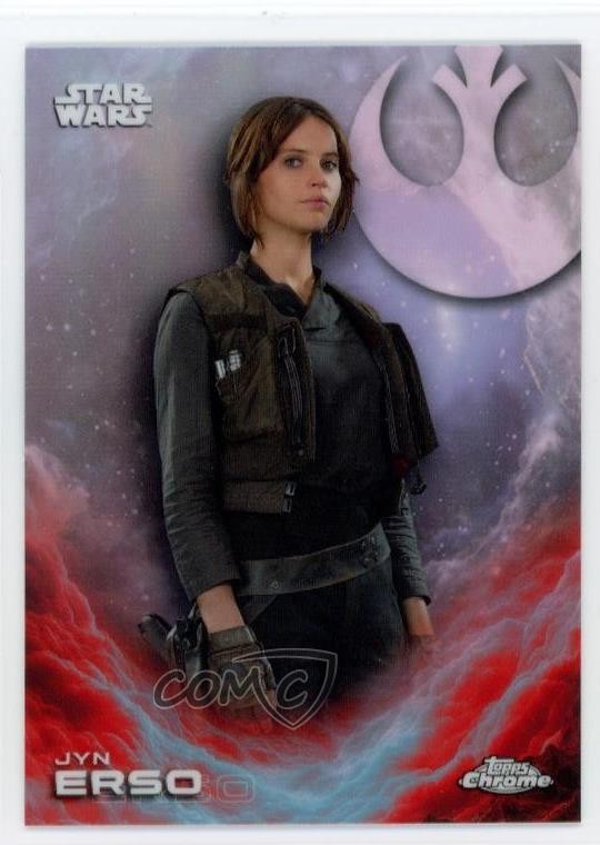 2025 Topps Chrome Star Wars Costco esclusivo rifrattore Jyn Erso #CE-30 1s5k