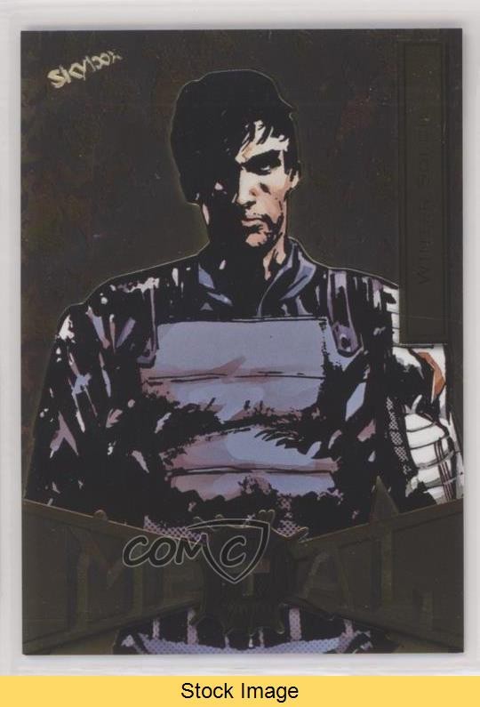 2022 Marvel Metal Universe Spider-Man Gold Light FX Winter Soldier #99 READ 4et