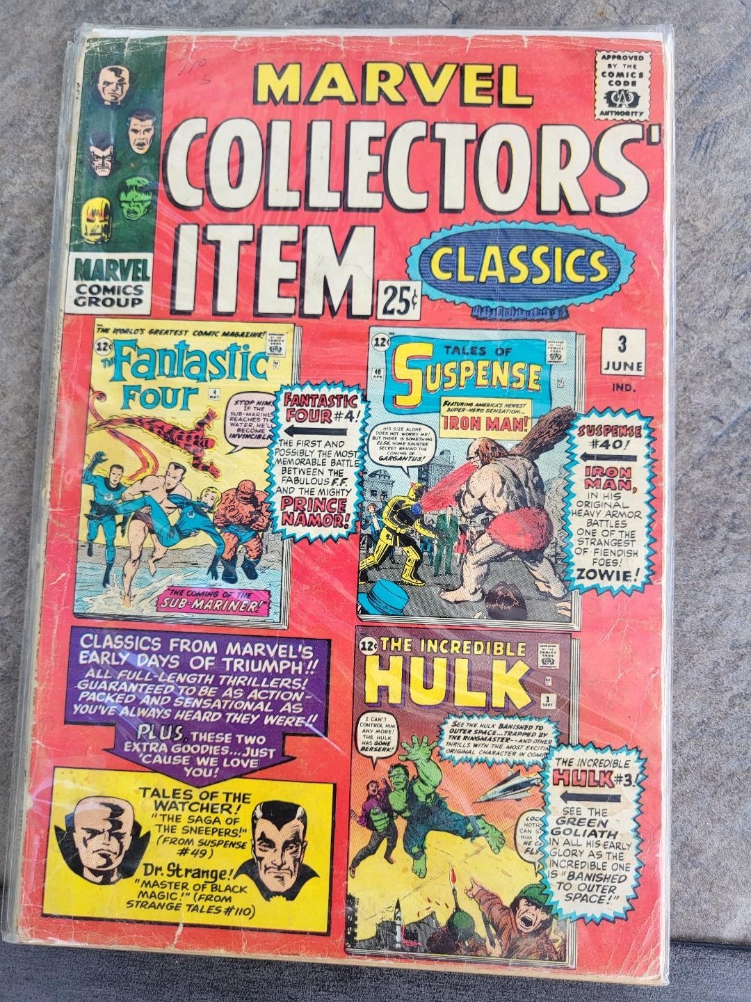 Marvel Collectors' Item Classics #3 (Marvel Comics giugno 1966)